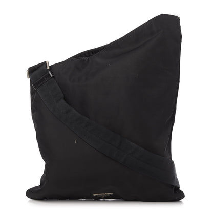 Prada Nylon Flat Messenger Bag Black 1 of 9