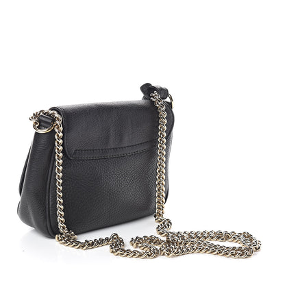 Gucci Pebbled Calfskin Small Soho Flap Crossbody Black 3 of 8