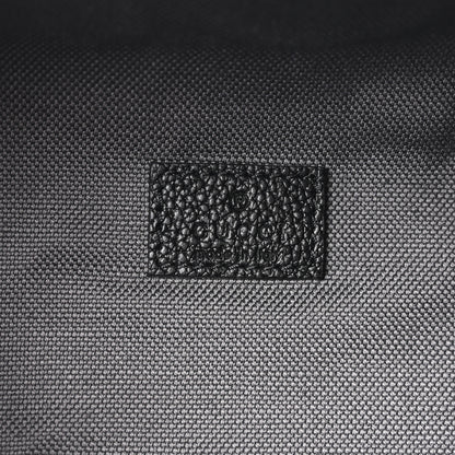Gucci Grained Calfskin Embossed GG Monogram Belt Bag 100 40 Black 6 of 11