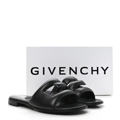 Givenchy Nappa G Flat Sandals 38.5 Black 10 of 10