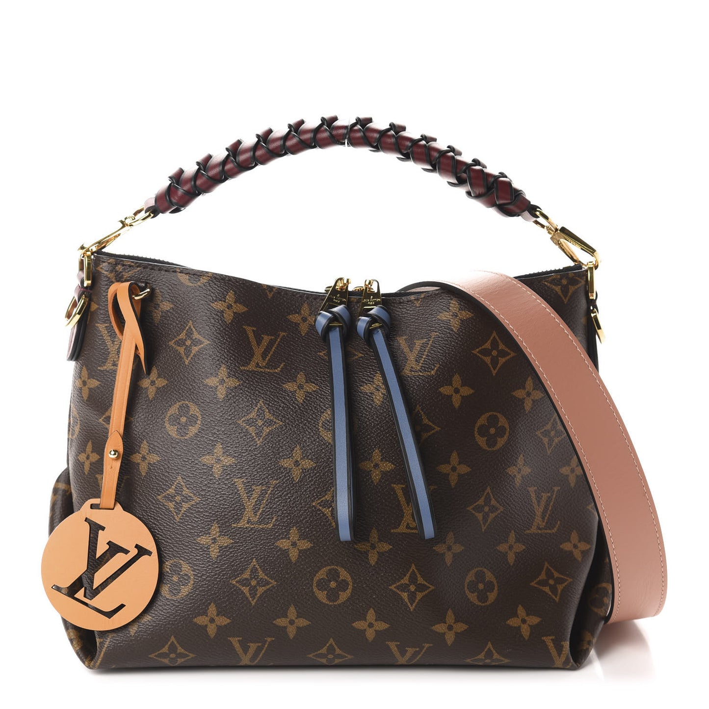 Monogram Beaubourg Hobo Mini Bordeaux Red Peach Safran Blue Jean Blue