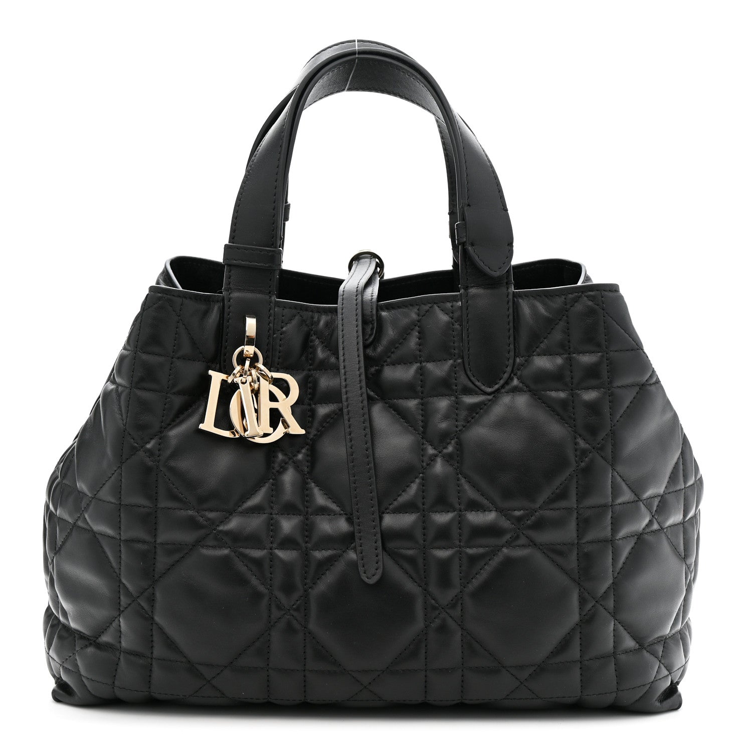 Christian Dior Calfskin Macrocannage Medium Toujours Black 1 of 11