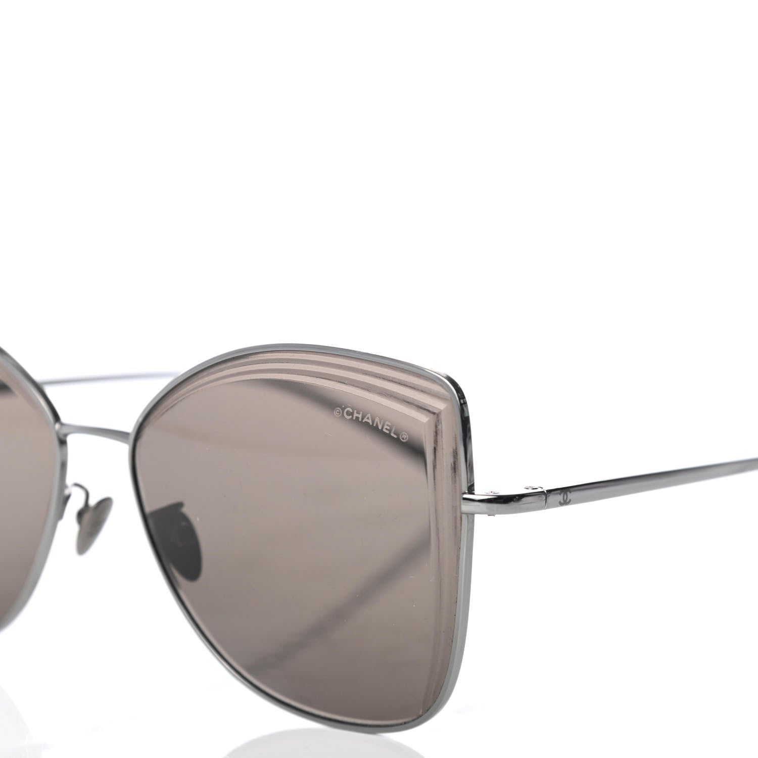 Chanel Metal Butterfly Sunglasses 4253 Silver 5 of 6