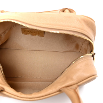 Chanel Caviar Quilted Small Bowler Beige 4 of 9