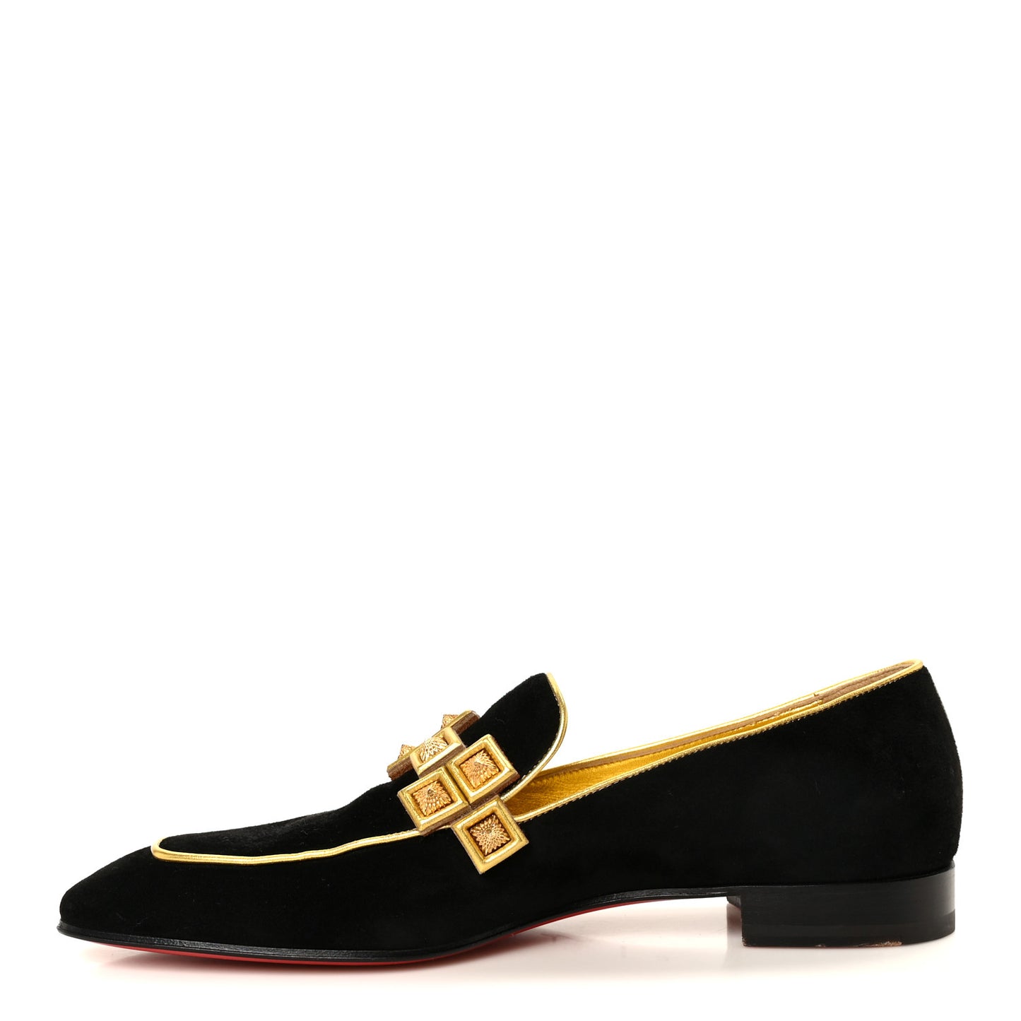 Veau Velour Mens Night On The Gange Diwali Flat Loafer 10  43 Black