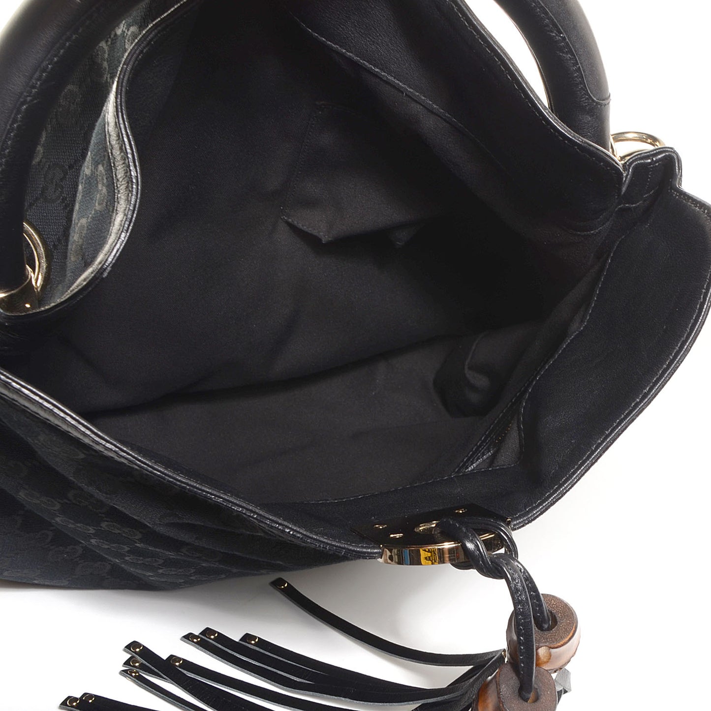 Monogram Large Indy Top Handle Bag Black