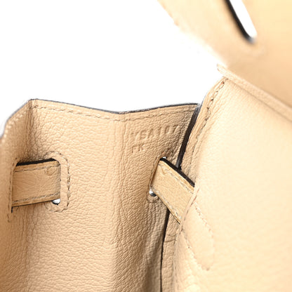 Hermes Ostrich Birkin 25 Parchemin 7 of 11
