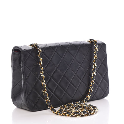 Chanel Lambskin Quilted Small Single Flap Black 3 of 17