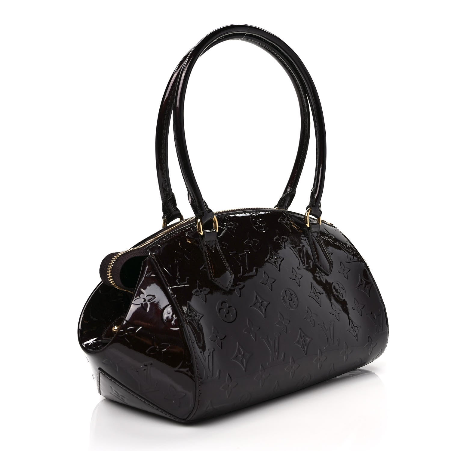 Louis Vuitton Vernis Sherwood PM Amarante 3 of 8
