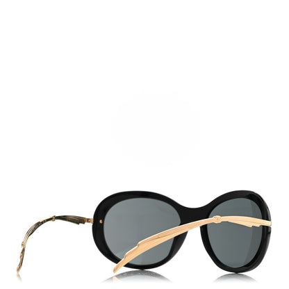 Chanel Acetate CC Sunglasses 5152 Black Gold 4 of 7