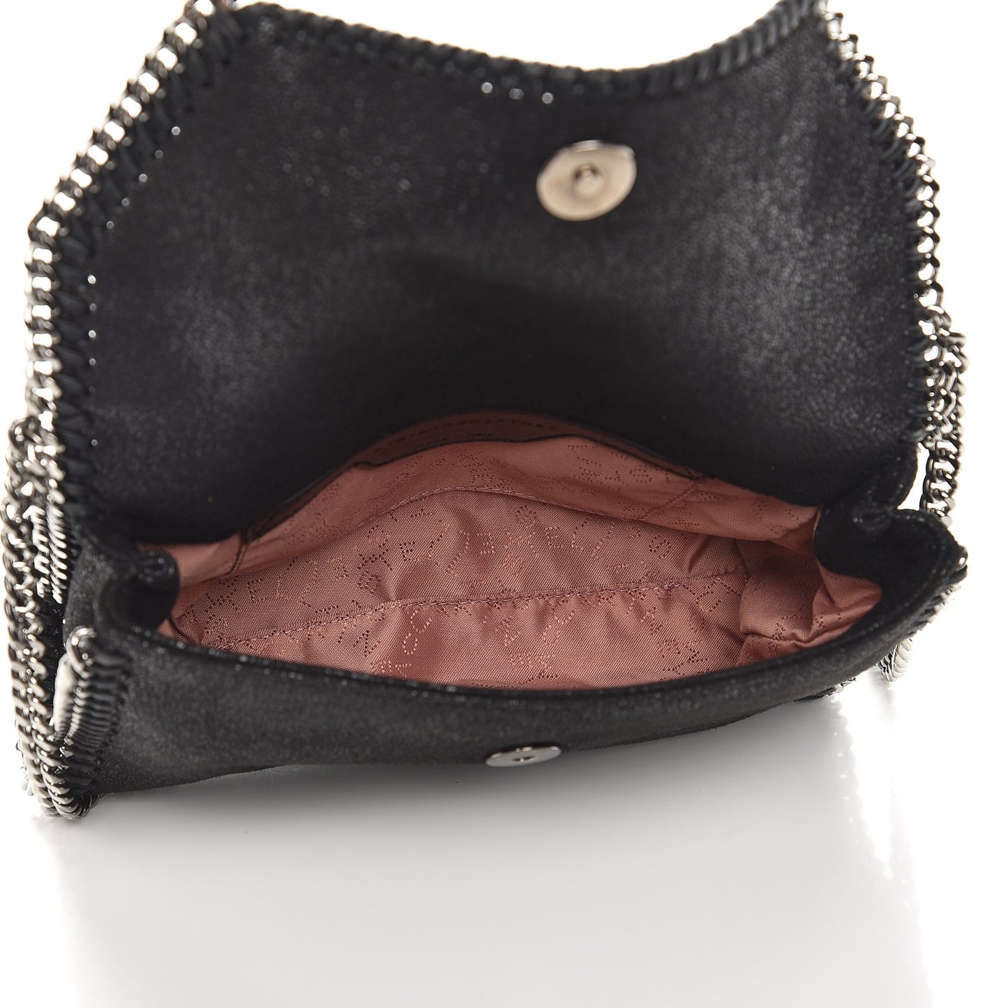 Shaggy Deer Mini Falabella Shoulder Bag Black