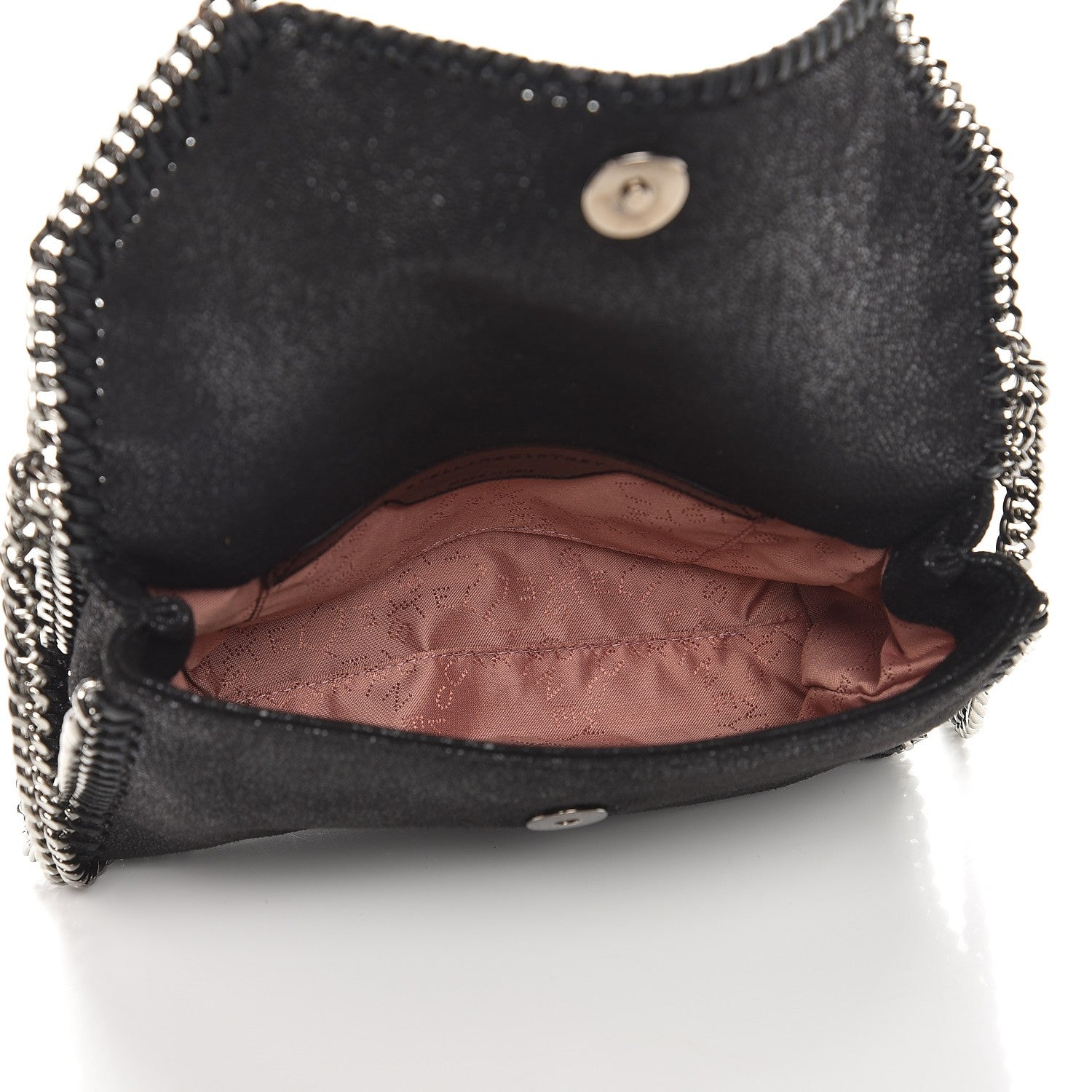 Stella McCartney Shaggy Deer Mini Falabella Shoulder Bag Black 5 of 7