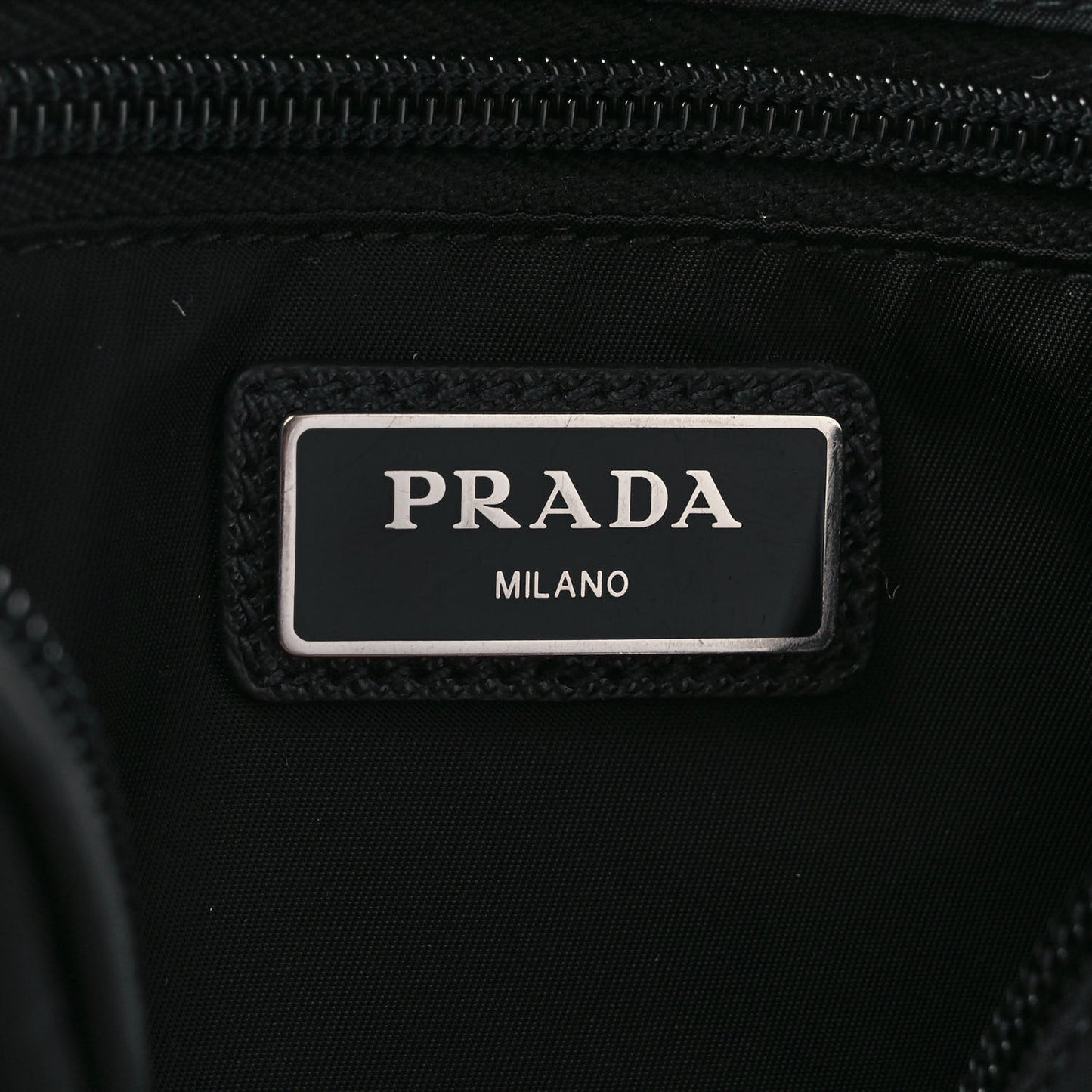 Re-Nylon Saffiano Belt Bag Black