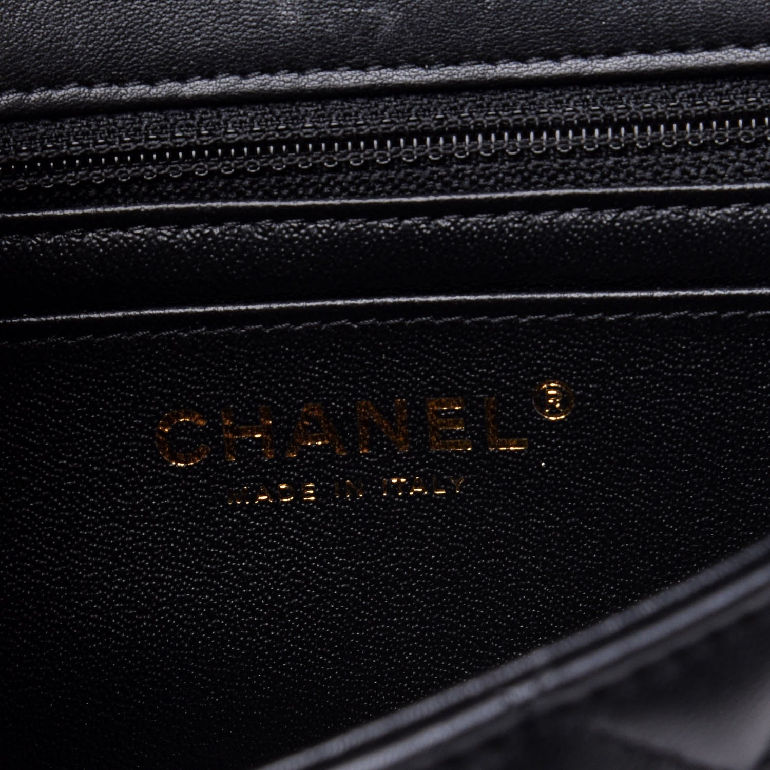 Chanel Lambskin Quilted Mini Rectangular Flap Black 6 of 12