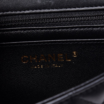 Chanel Lambskin Quilted Mini Rectangular Flap Black 6 of 12