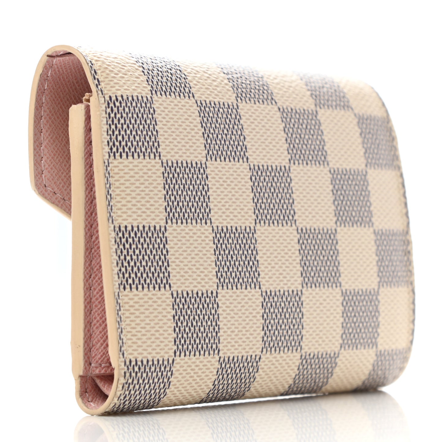 Damier Azur Victorine Wallet Rose Ballerine