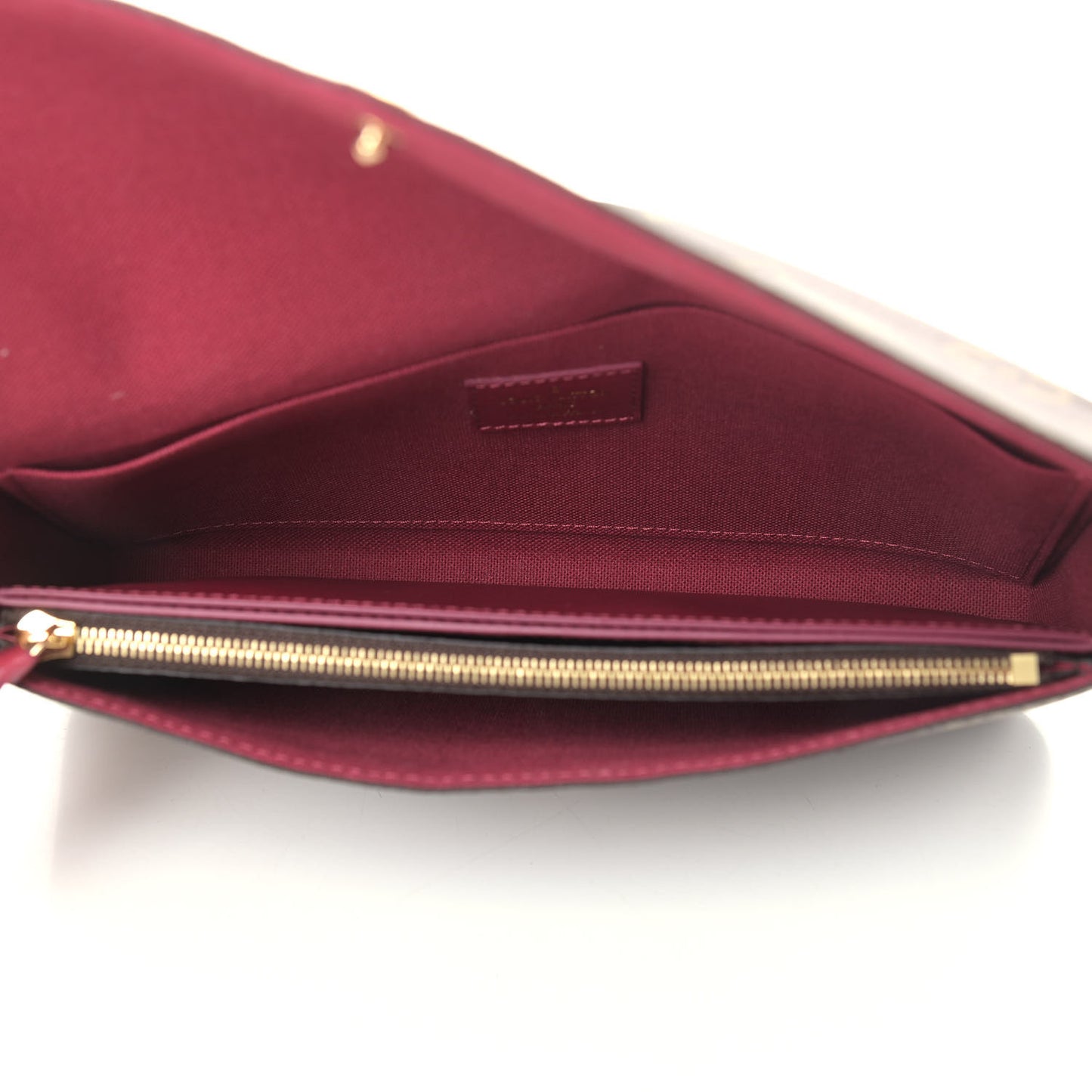 Monogram Pochette Felicie Chain Wallet Fuchsia