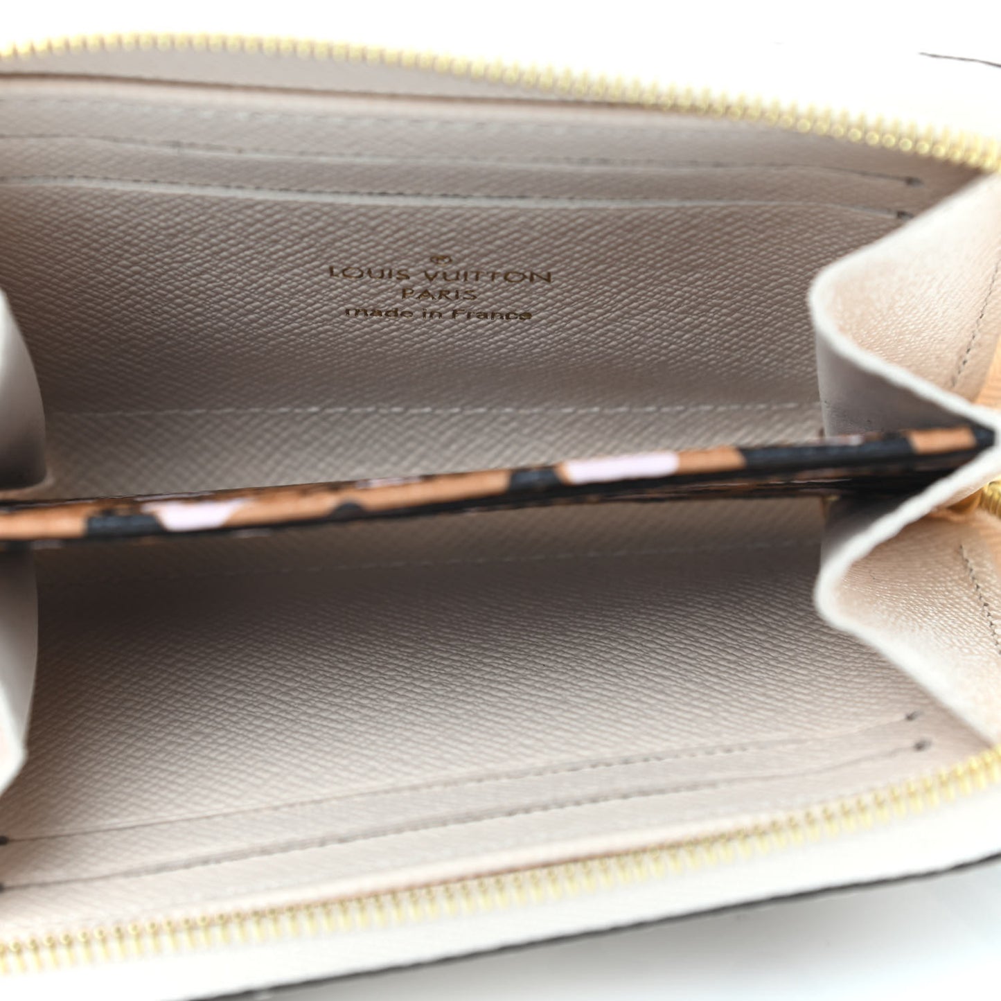 Monogram Giant Wild At Heart Zippy Coin Purse Creme