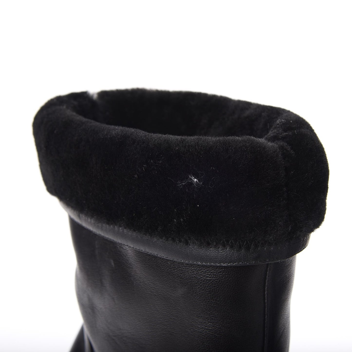 Nappa Shearling Tribtoo 105 Platform Boots Black