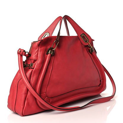 Chloe Calfskin Large Paraty Red 2 of 8
