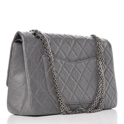 Chanel Aged Calfskin Quilted 2.55 Reissue 227 Flap Grey 3 of 10