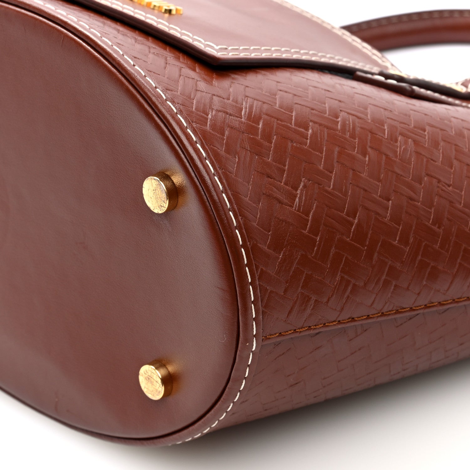 Jacquemus Weave Embossed Calfskin Le Petit Panier Soli Cuir 9 of 9