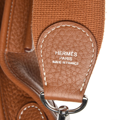 Hermes Taurillon Clemence Evelyne III PM Gold 8 of 8