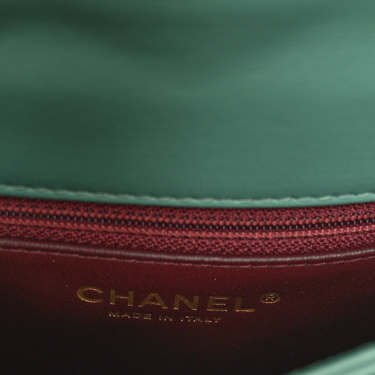 Chanel Lambskin Quilted Small Trendy CC Flap Dual Handle Bag Green 8 of 12