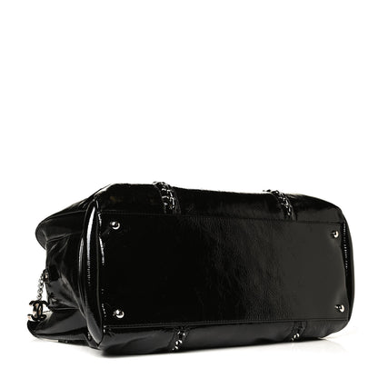 Chanel Patent Calfskin Large Luxe Ligne Tote Black 3 of 10