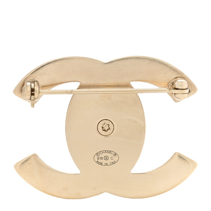 Chanel CC Turnlock Brooch Gold 3 of 5