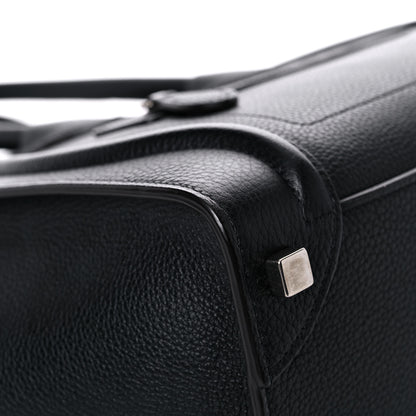 Celine Drummed Calfskin Micro Luggage Black 7 of 15
