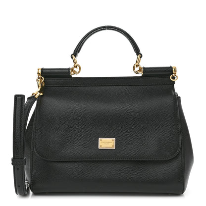 Dolce & Gabbana Dauphine Medium Miss Sicily Satchel Black 1 of 11
