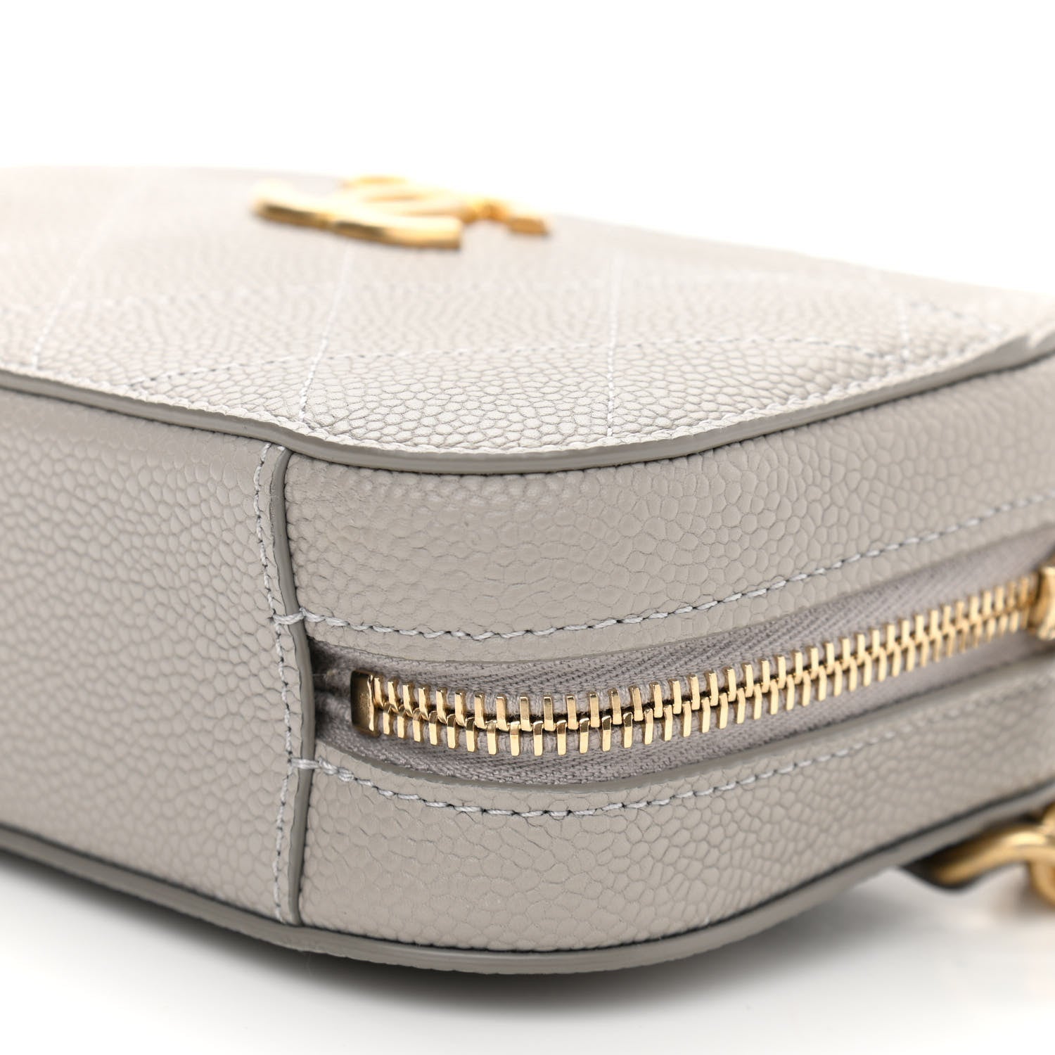 Chanel Caviar Stitched Waist Bag Light Grey 10 of 10