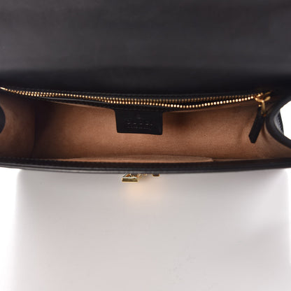 Gucci Calfskin Small Sylvie Shoulder Bag Black 6 of 9