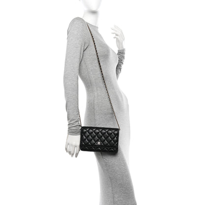 Chanel Caviar Quilted Wallet on Chain WOC Black 3 of 10