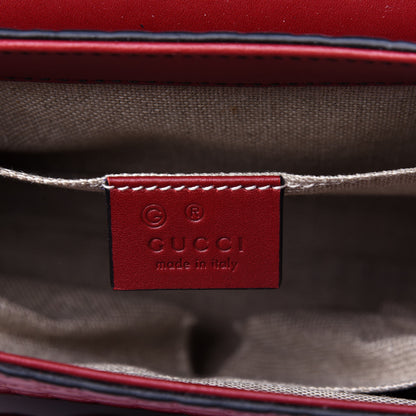 Gucci Microguccissima Medium Emily Chain Shoulder Bag Red 8 of 11