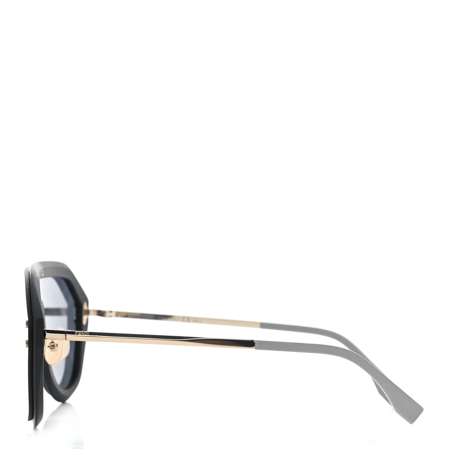 Fendi FF Fabulous Shield Sunglasses FF M0039/G/S Black 3 of 9