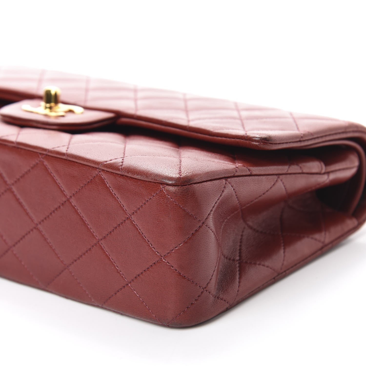 Chanel Lambskin Quilted Small Double Flap Red 7 of 17