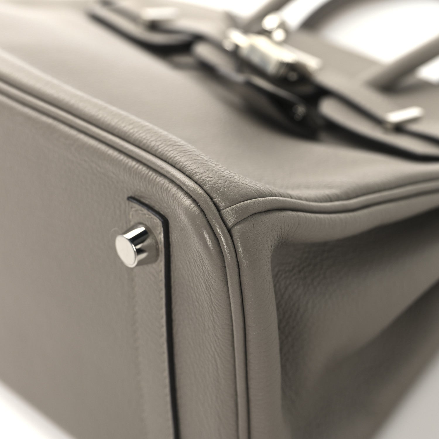 Hermes Taurillon Novillo Birkin 25 Gris Asphalte 10 of 13