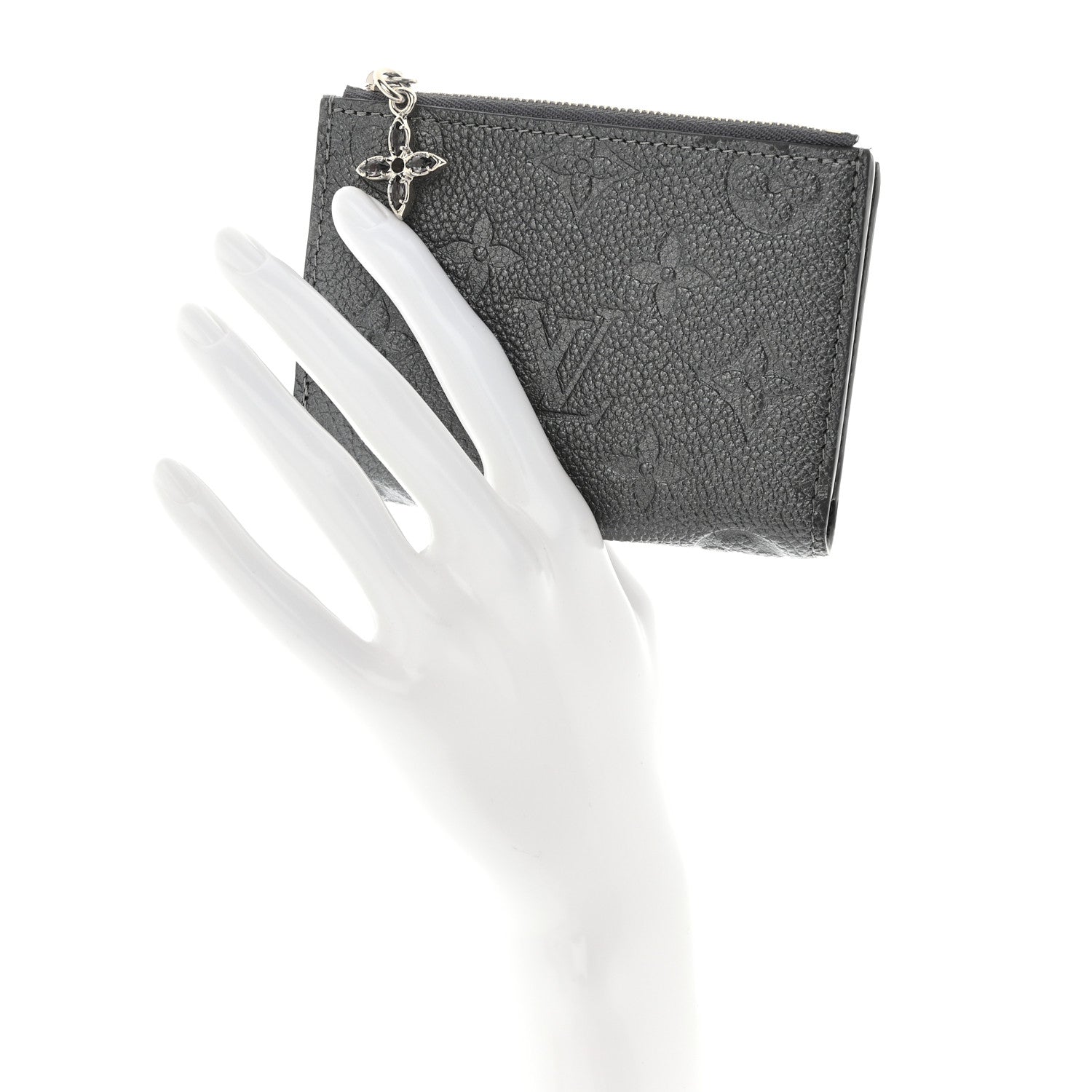 Louis Vuitton Empreinte Lisa Wallet Black Gun Metal 2 of 7