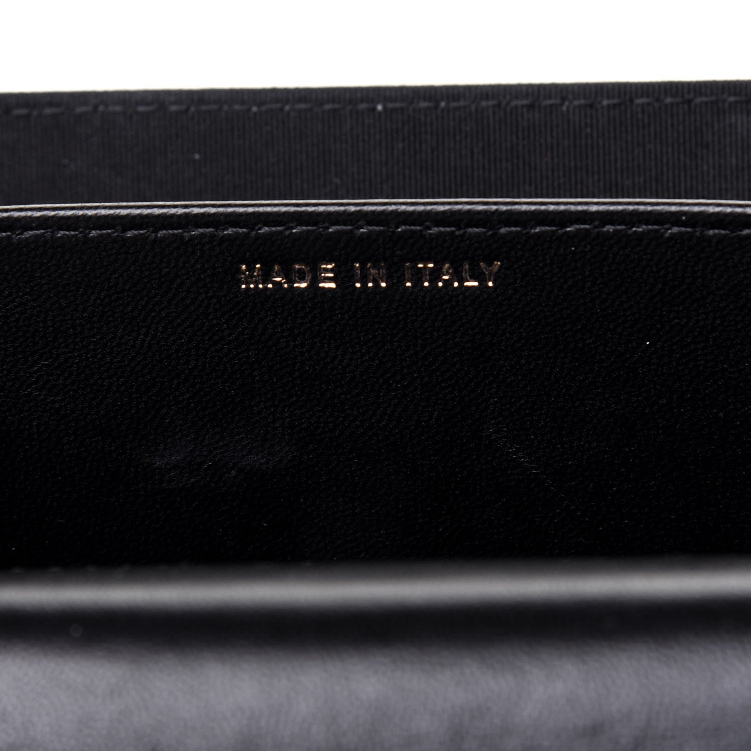 Chanel Lambskin Quilted CC Chic Flap Card Holder Black Gold 7 of 13