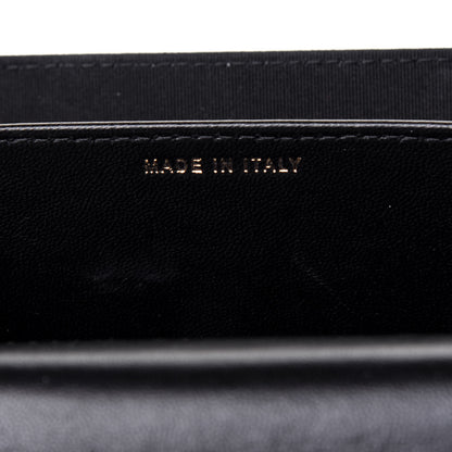 Chanel Lambskin Quilted CC Chic Flap Card Holder Black Gold 13 of 22