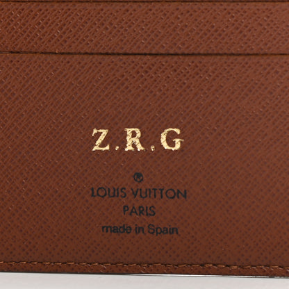 Louis Vuitton Monogram Mens Porte-Billets 3 Card Billfold Wallet 7 of 10