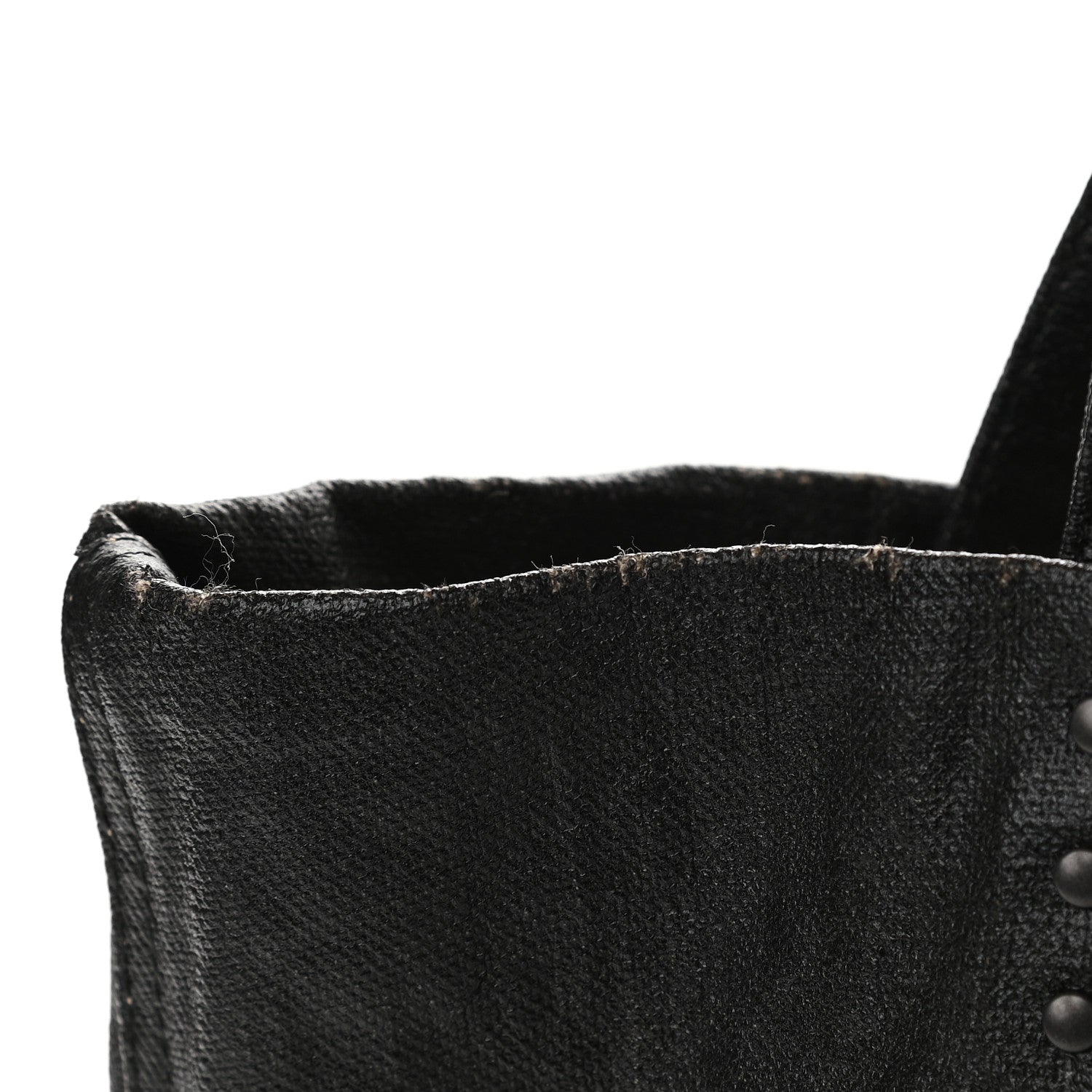 Bottega Veneta Lino Spalmato Light Calf Scolpito Tote Black 10 of 10