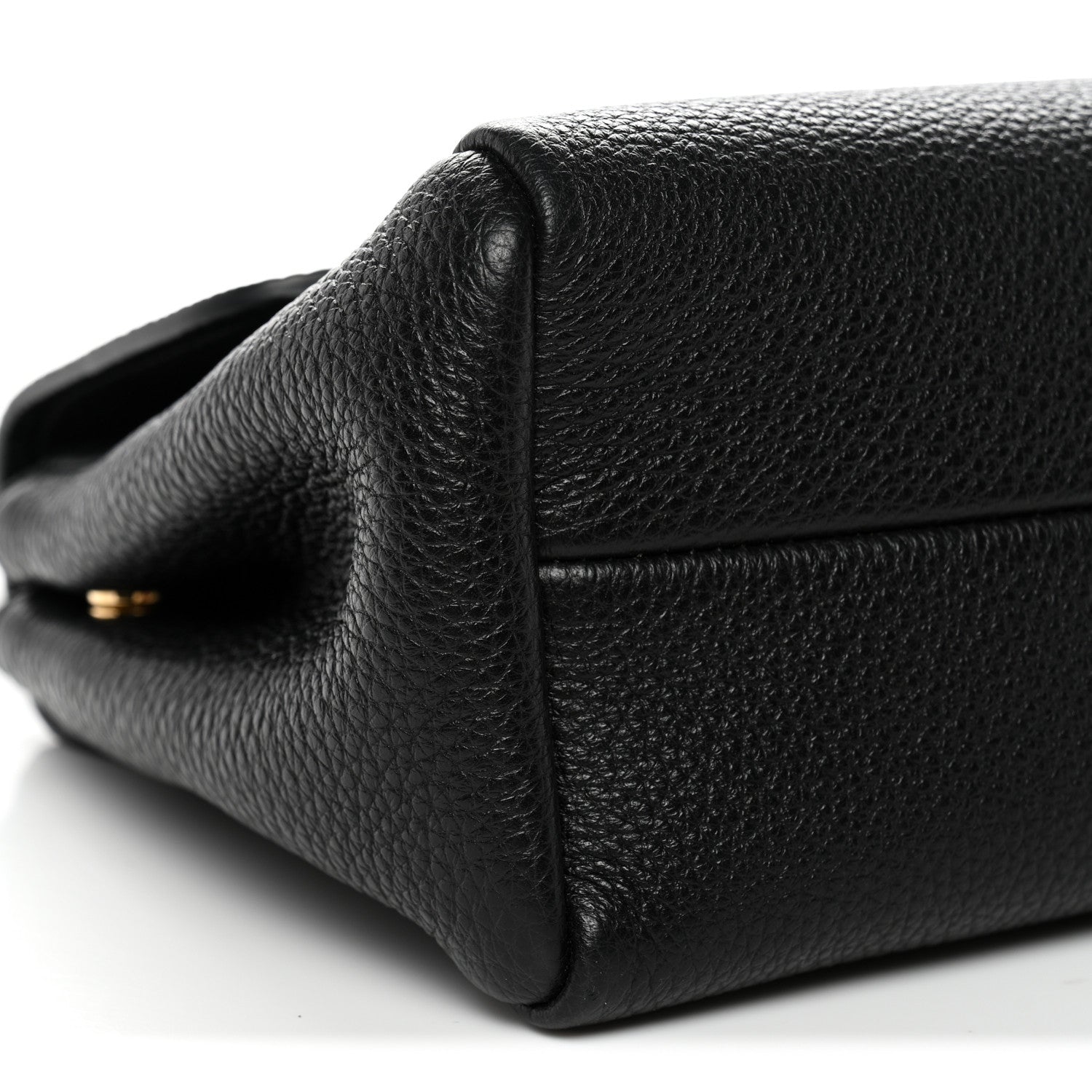 Prada Vitello Daino Soft Flap Shoulder Bag Black 1864906