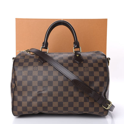 Louis Vuitton Damier Ebene Speedy Bandouliere 30 12 of 12