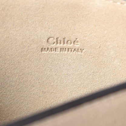Chloe Calfskin Suede Medium Faye Shoulder Bag Motty Grey 6 of 7