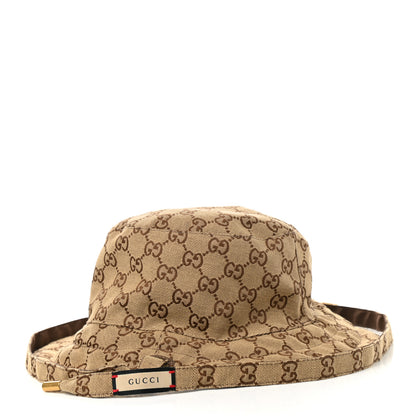 Gucci Canvas Monogram Reversible Bucket Hat M Brown 10 of 16