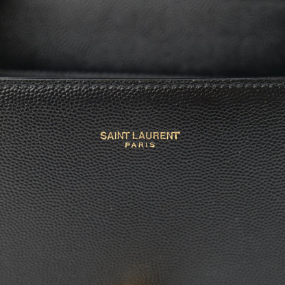 Saint Laurent Grain de Poudre Mini Classic Monogram Cassandra Top Handle Black 7 of 14