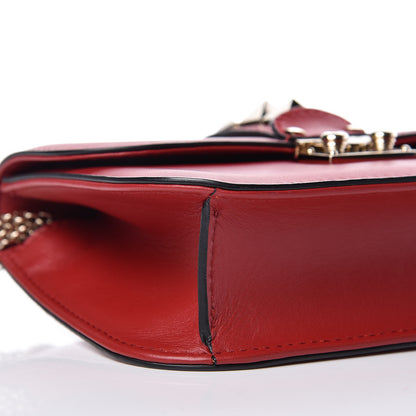 Valentino Garavani Vitello Small Glam Lock Rockstud Flap Red 7 of 11